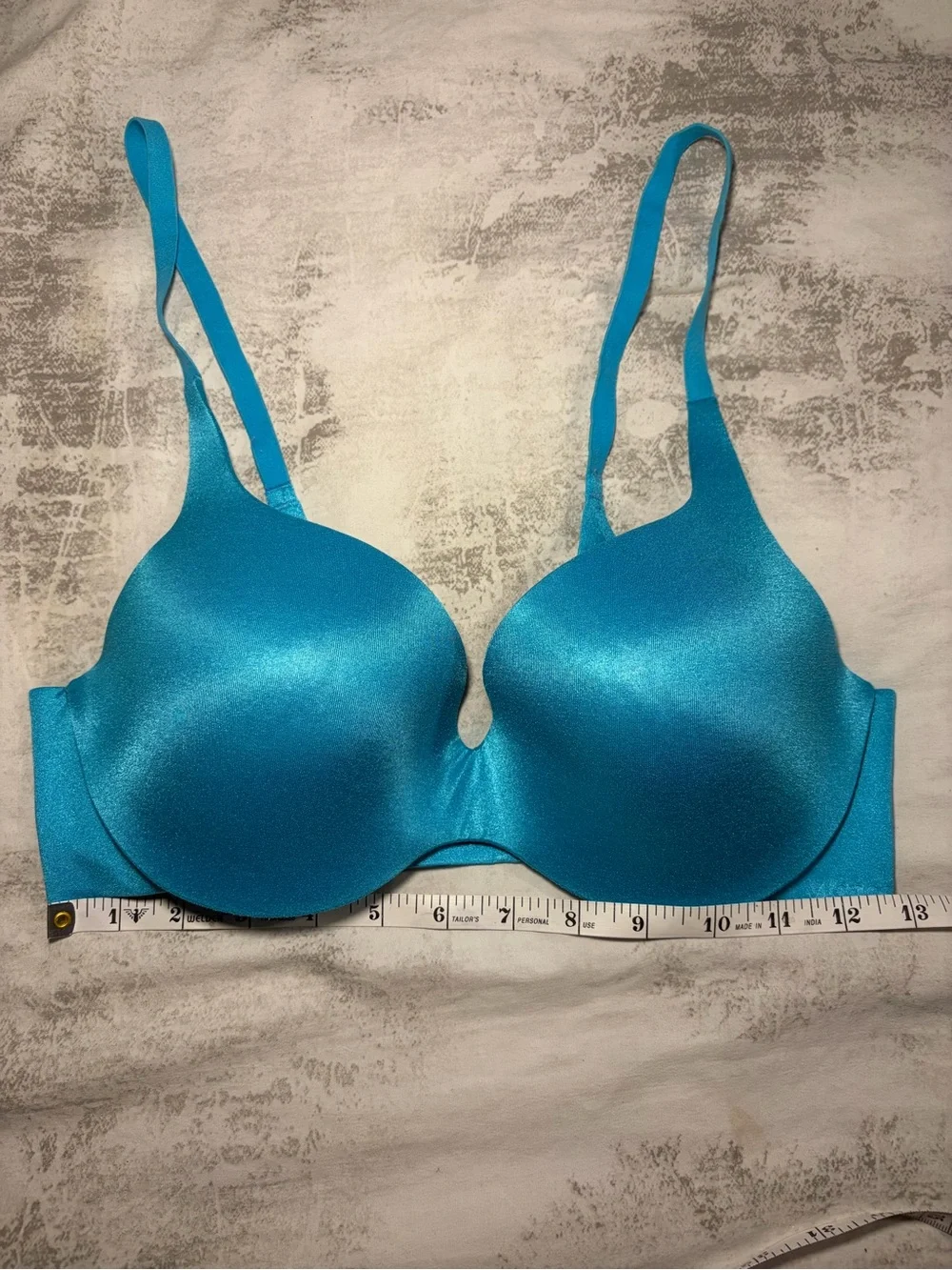 Victoria’s Secret Lined Demi Bra 34D | Turquoise Blue Smooth T-Shirt Bra
